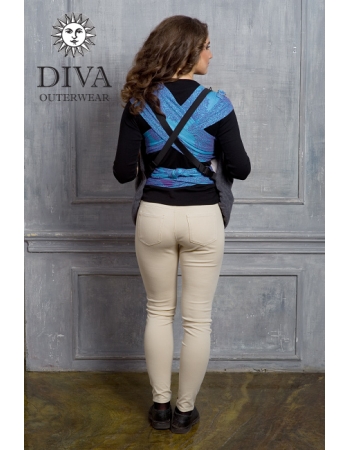 Слингонакидка из шерсти Diva Outerwear Antracite (графит)