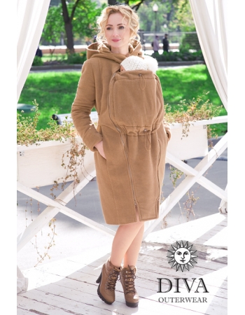 Слингопальто зимнее Diva Outerwear Cammello LUX