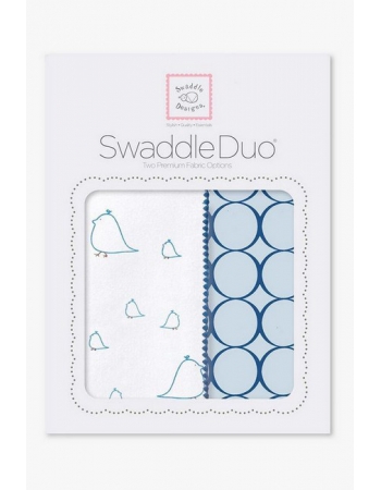 Набор пеленок SwaddleDesigns Swaddle Duo BL Big Chickies