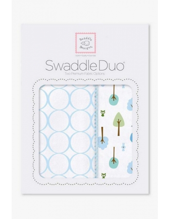 Набор пеленок SwaddleDesigns Swaddle Duo PB Cute & Wild