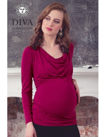 Топ для кормящих и беременных Diva Nursingwear Bella, цвет Berry