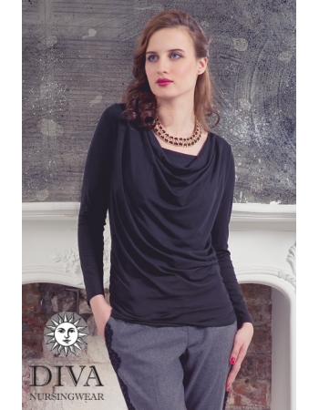 Топ для кормящих и беременных Diva Nursingwear Bella, цвет Nero