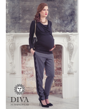 Топ для кормящих и беременных Diva Nursingwear Bella, цвет Nero