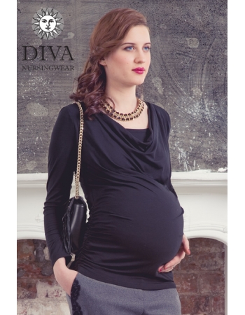 Топ для кормящих и беременных Diva Nursingwear Bella, цвет Nero