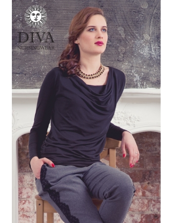 Топ для кормящих и беременных Diva Nursingwear Bella, цвет Nero