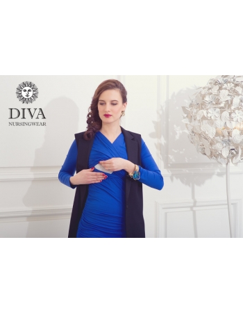 Платье для кормящих и беременных Diva Nursingwear Lucia, цвет Azzurro