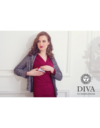 Платье для кормящих и беременных Diva Nursingwear Lucia, цвет Berry