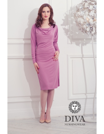 Платье для кормящих и беременных Diva Nursingwear Paola, цвет Antico