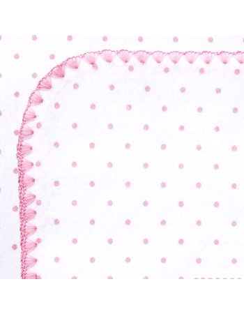 Фланелевая пеленка для новорожденного SwaddleDesigns Bt. Pink Polka Dot
