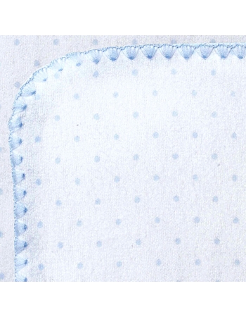 Фланелевая пеленка для новорожденного SwaddleDesigns Pstl Blue Dot