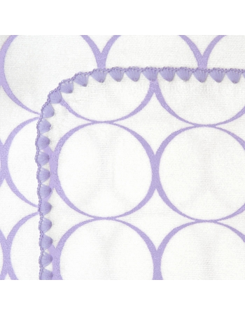 Фланелевая пеленка для новорожденного SwaddleDesigns Lavender Mod/WH