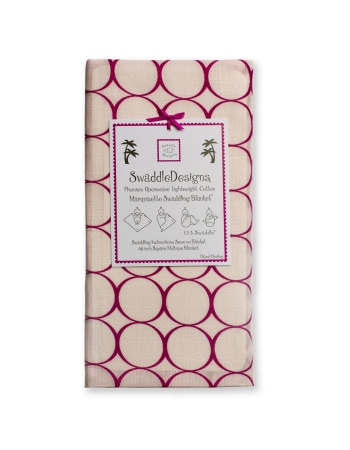 Пеленка детская тонкая SwaddleDesigns Маркизет Very Berry Mod C