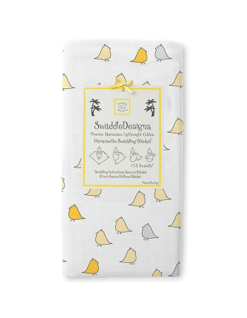 Пеленка детская тонкая SwaddleDesigns Маркизет Y Lt Chickies