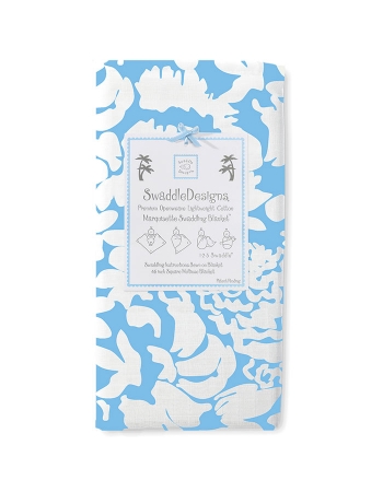 Пеленка детская тонкая SwaddleDesigns Blue Lush