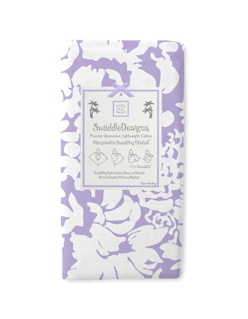 Пеленка детская тонкая SwaddleDesigns Маркизет Lavender Lush