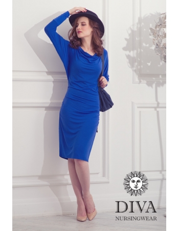 Платье для кормящих и беременных Diva Nursingwear Paola, цвет Azzurro