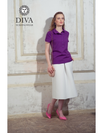 Топ для кормления Diva Nursingwear Polo, цвет Viola