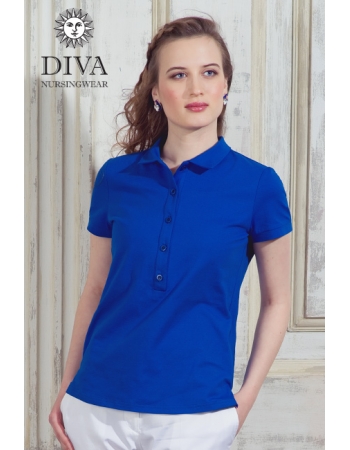 Топ для кормления Diva Nursingwear Polo, цвет Azzurro