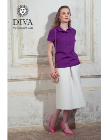 Топ для кормления Diva Nursingwear Polo, цвет Viola