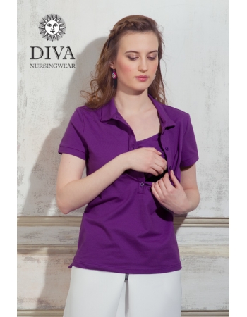 Топ для кормления Diva Nursingwear Polo, цвет Viola