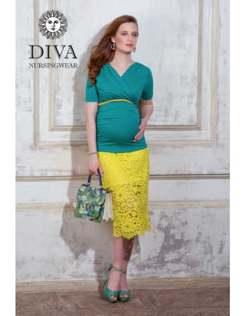 Топ для кормящих и беременных Diva Nursingwear Lucia, цвет Smeraldo