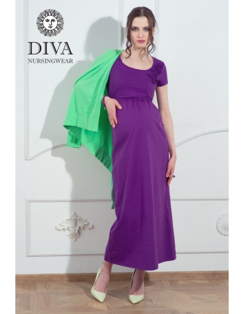 Платье для кормящих и беременных Diva Nursingwear Dalia, цвет Viola