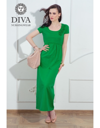 Платье для кормящих и беременных Diva Nursingwear Dalia, цвет Aloe