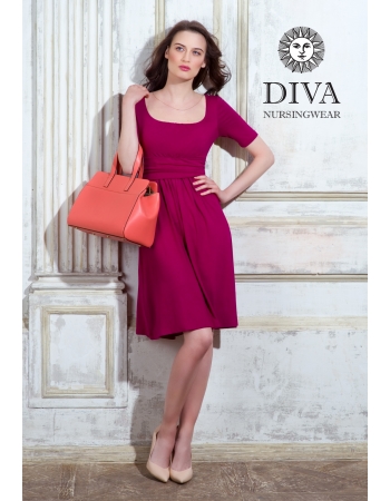 Платье для кормящих и беременных Diva Nursingwear Stella, Berry