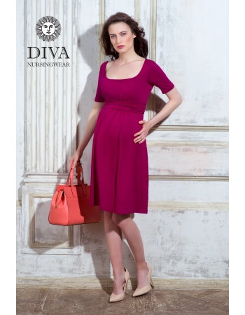 Платье для кормящих и беременных Diva Nursingwear Stella, Berry