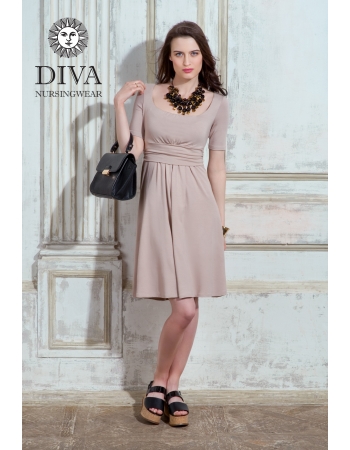 Платье для кормящих и беременных Diva Nursingwear Stella, Grano