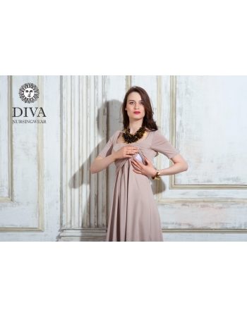 Платье для кормящих и беременных Diva Nursingwear Stella, Grano