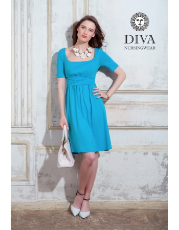 Платье для кормящих и беременных Diva Nursingwear Stella, Celeste