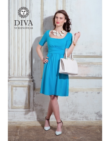 Платье для кормящих и беременных Diva Nursingwear Stella, Celeste
