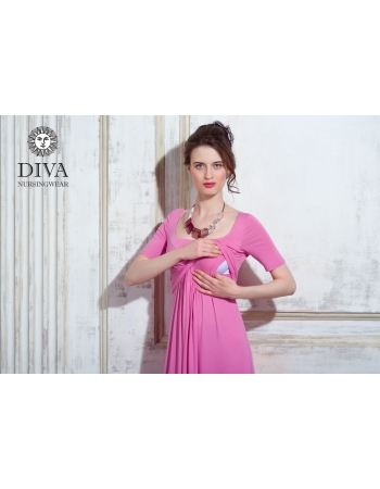 Платье для кормящих и беременных Diva Nursingwear Stella Maxi, Rose