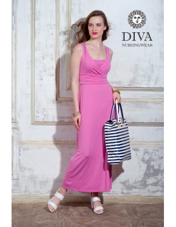 Сарафан для кормящих и беременных Diva Nursingwear Alba Maxi, Rose