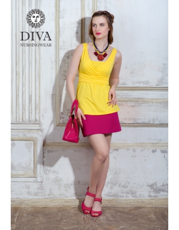 Топ для кормящих и беременных Diva Nursingwear Alba, цвет Limone