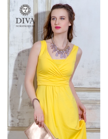 Сарафан для кормящих и беременных Diva Nursingwear Alba Maxi, Limone