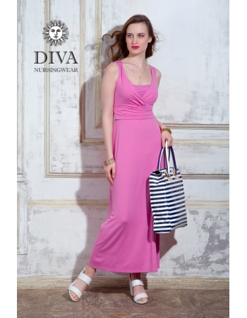 Сарафан для кормящих и беременных Diva Nursingwear Alba Maxi, Rose