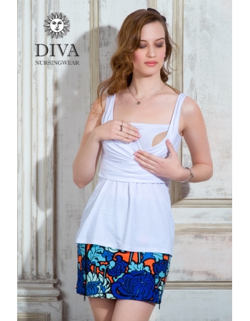 Топ для кормящих и беременных Diva Nursingwear Alba, цвет Bianco