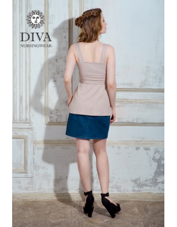 Топ для кормящих и беременных Diva Nursingwear Alba, цвет Grano