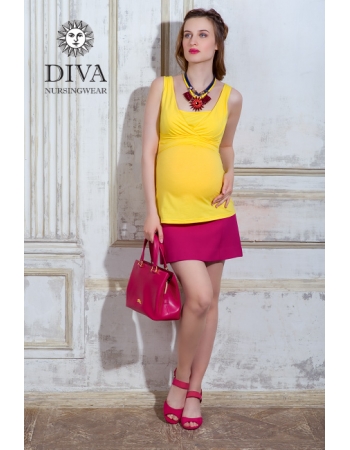 Топ для кормящих и беременных Diva Nursingwear Alba, цвет Limone