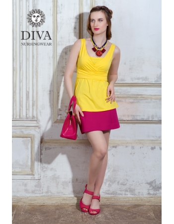 Топ для кормящих и беременных Diva Nursingwear Alba, цвет Limone