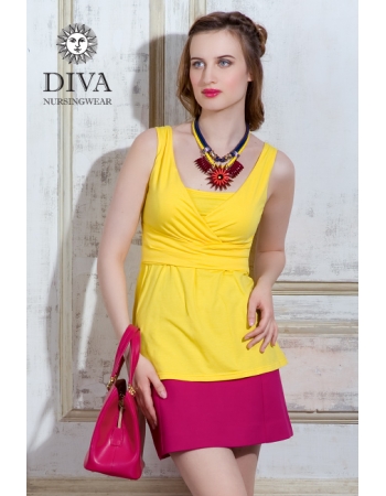 Топ для кормящих и беременных Diva Nursingwear Alba, цвет Limone