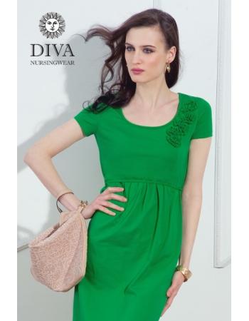 Платье для кормящих и беременных Diva Nursingwear Dalia, цвет Aloe