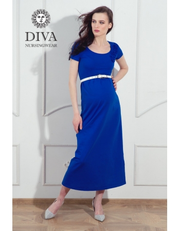 Платье для кормящих и беременных Diva Nursingwear Dalia, цвет Azzurro