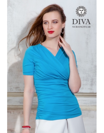 Топ для кормящих и беременных Diva Nursingwear Lucia, цвет Celeste