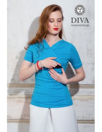 Топ для кормящих и беременных Diva Nursingwear Lucia, цвет Celeste