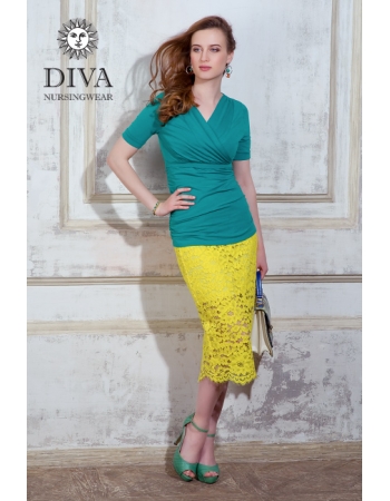 Топ для кормящих и беременных Diva Nursingwear Lucia, цвет Smeraldo