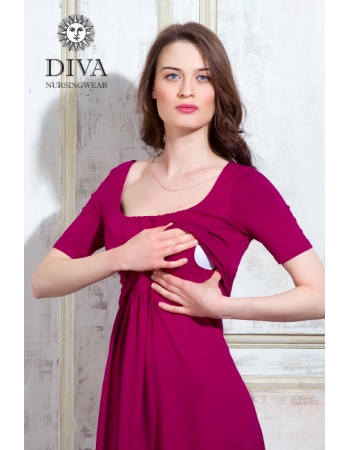 Платье для кормящих и беременных Diva Nursingwear Stella, Berry
