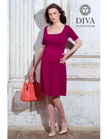 Платье для кормящих и беременных Diva Nursingwear Stella, Berry